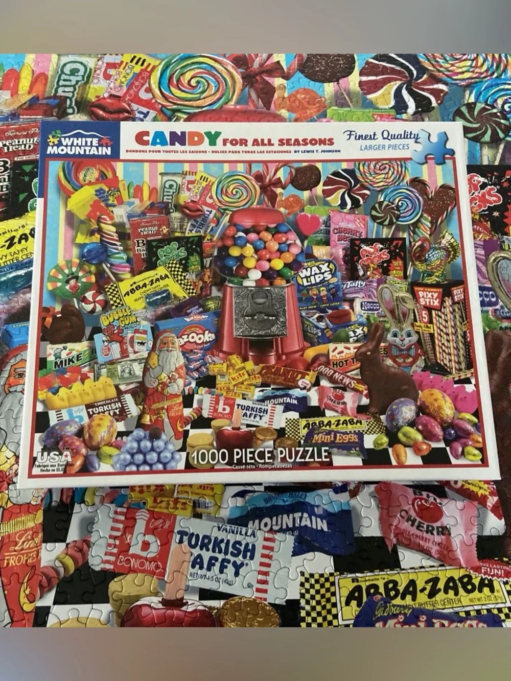 White Mountain Candy for All Seasons 1000 piece 🎨 Lewis Johnson